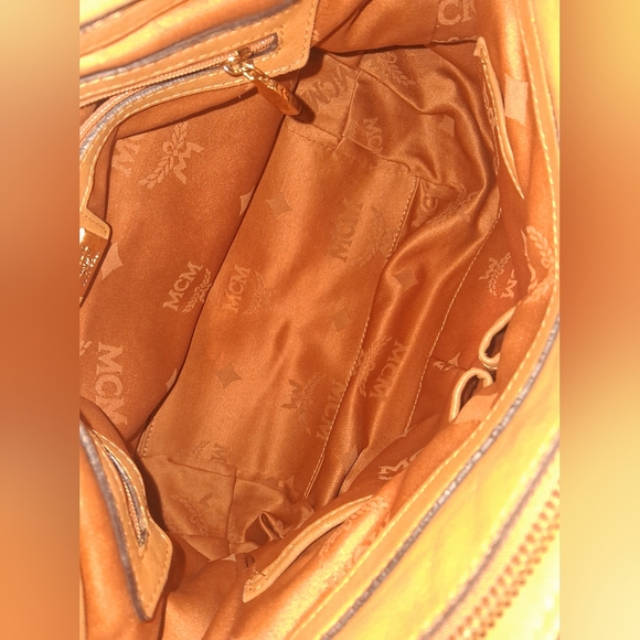 MCM Brown Leather Shoulder Bag - Picture 11 of 11